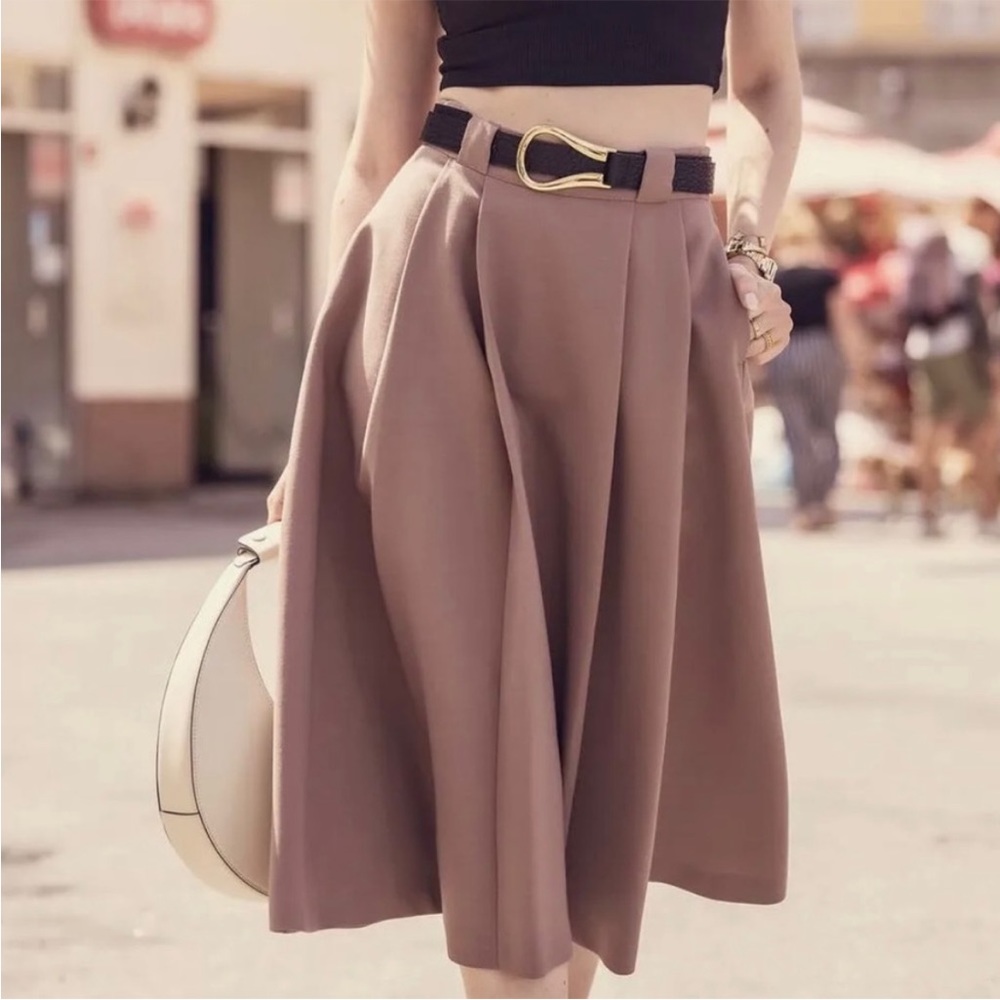 ZARA VOLUMINOUS MIDI SKIRT 2371/446/120/019 - Picture 11 of 14